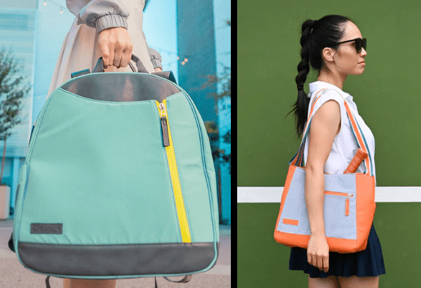 2. Doubletake Melbourne Tennis Backpack -- Doubletake Naples Pickleball Tote Bag (1) Doubletake Melbourne and Doubletake Naples